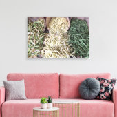 Gartenbohnen Leinwanddruck (Insitu (Wohnzimmer))
