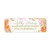 Gartenboho orange Wildblumen Abschluss (Vorne)