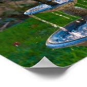 Gartenbrunnen Poster (Ecke)