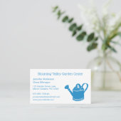Gartencenter Gartenanlage Gewässer Visitenkarte (Stehend Vorderseite)