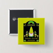 Gartencenter Gnome Button (Vorne & Hinten)