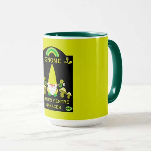 Gartencenter Gnome Tasse (VorderseiteRechts)