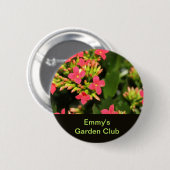 Gartenclub-Anstecknadel Button (Vorne & Hinten)