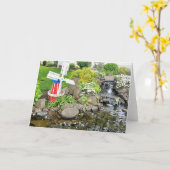 Gartendekoration Karte (Gelbe Blume)