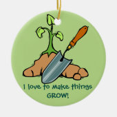 Gartendekoration Keramikornament (Vorne)