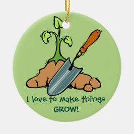 Gartendekoration Keramikornament