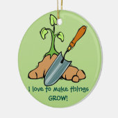 Gartendekoration Keramikornament (Links)