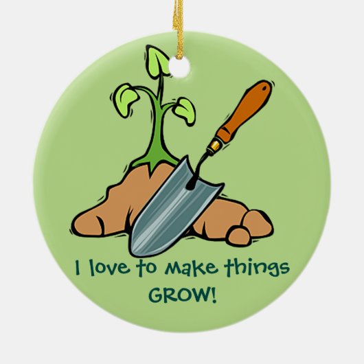 Gartendekoration Keramikornament (Hinten)