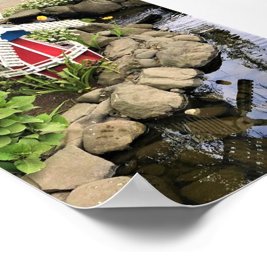 Gartendekoration Poster (Ecke)