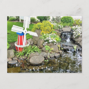 Gartendekoration Postkarte