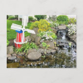 Gartendekoration Postkarte (Vorderseite)