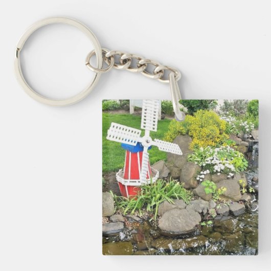 Gartendekoration Schlüsselanhänger (Vorderseite)