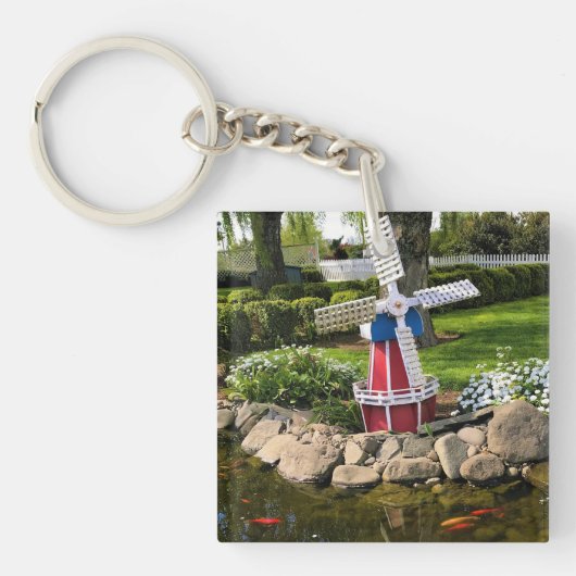 Gartendekoration Schlüsselanhänger (Vorderseite)