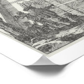 Gartendesign aus "The Gardens of Wilton", c.1645 Poster (Ecke)