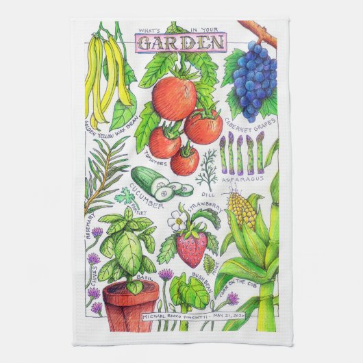 Gartendesign - Küchentuch (Vertikal)