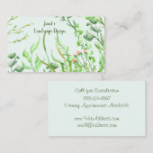 Gartendesign Visitenkarte (Vorne/Hinten)