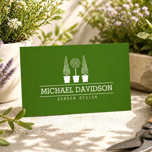 Gartendesigner Visitenkarte