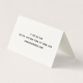 Gartendesigner Visitenkarten (Rückseite)