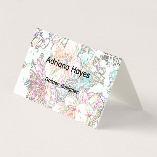 Gartendesigner Visitenkarten (Vorderseite)