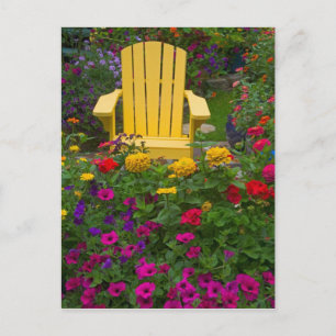 Gartendesigns in unserem Garten Sammamish, 2 Postkarte