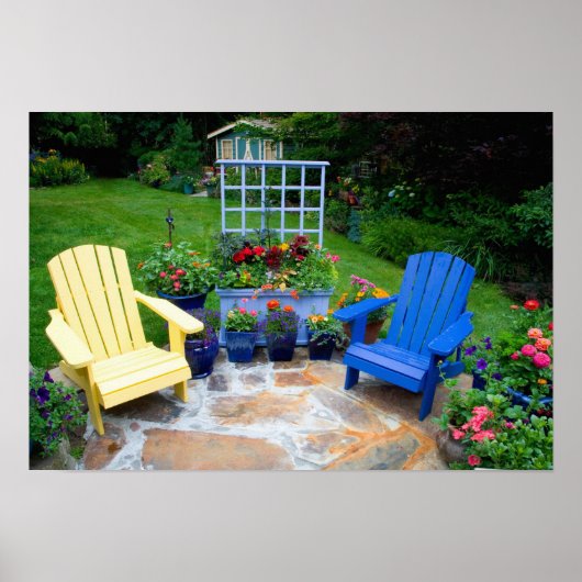 Gartendesigns in unserem Garten Sammamish, 4 Poster (Vorne)