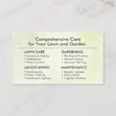 Gartendienstleistungen - Illustration der handgeze Visitenkarte (Rückseite)