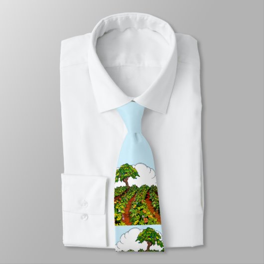 Gartendruck Krawatte (Gebunden)