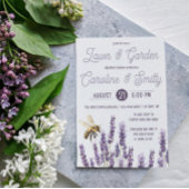 Gartendusche, Brautparty Einladung