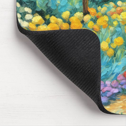 Garteneindruck Mousepad (Ecke)