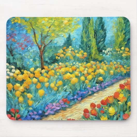 Garteneindruck Mousepad (Vorne)