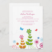 Garteneinladung Juni Einladung (Vorne/Hinten)