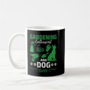 Gartenenthusiasten und Hund Lover Gärtner Kaffeetasse