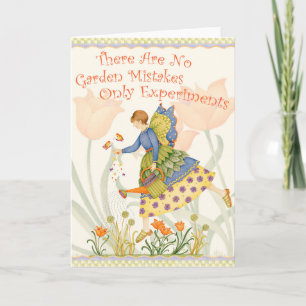 Gartenexperimente - Grußkarte Karte
