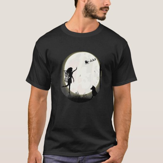 Gartenfee für Weihnachten T-Shirt (Vorderseite)