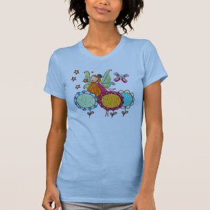 Gartenfee mit Blumen T-Shirt
