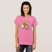 Gartenfee mit Blumen T-Shirt (Vorne ganz)