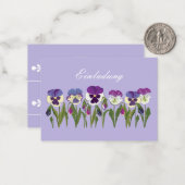 Gartenfest  mitteilungskarte (Vorderseite/Rückseite Beispiel)