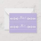 Gartenfest  mitteilungskarte (Rückseite)