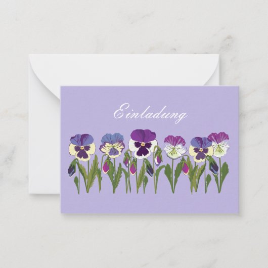 Gartenfest  mitteilungskarte (Vorderseite)