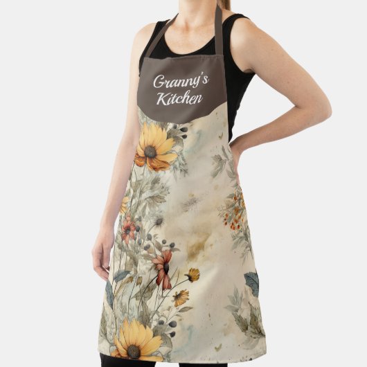 Gartenflora Personalisiert überall Schürze (InSitu)