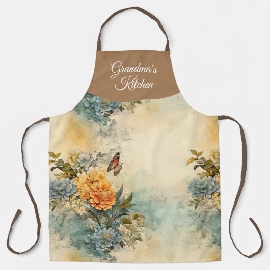 Gartenflora Personalisiert überall Schürze (Vorderseite)