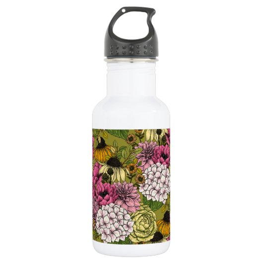 Gartenfloralen 2 edelstahlflasche (Vorderseite)