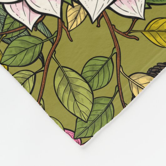 Gartenfloralen 2 fleecedecke (Ecke)