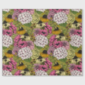 Gartenfloralen 2 geschenkpapier (Flach)