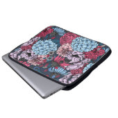 Gartenfloralen Laptopschutzhülle (Vorne Knopf)