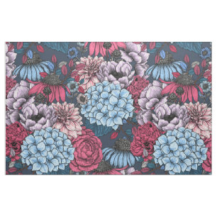 Gartenfloralen Stoff