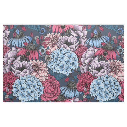 Gartenfloralen Stoff (Fat Quarter (45,7 x 55,9 cm))
