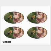 GartenFoto Ovaler Aufkleber (Blatt)