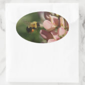 GartenFoto Ovaler Aufkleber (Tasche)