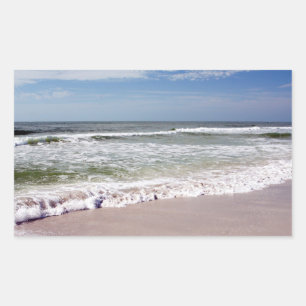 GartenFoto Rechteckiger Aufkleber